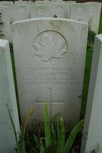 Canada Cemetery Tilloy Les Cambrai - Paylor, George Francis